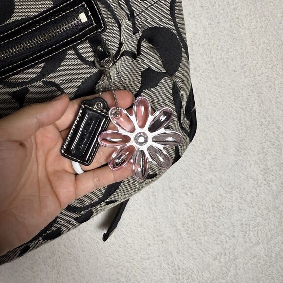 Coach Backpack Kyra Daisy Signature Black F16556 Y2K Floral - Picture 7 of 7